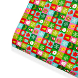 Christmas Check Premium Faux Leather Fabric