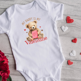 Neutral My Daddy is My Valentine DTF Full Colour Transfers