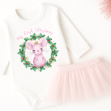 DTF TRANSFER | MY FIRST CHRISTMAS MOUSE WREATH