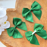 ITALIAN SATIN BOWS WITH ADHESIVE TAB - PACK OF 6