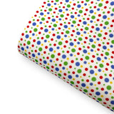 Teddy Bear Spots- Felt, Suede, Velvet or Satin Premium Fabric Sheets