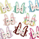 BETSY BUNNY FAUX LEATHER DIY HAIR BOW LOOPS & CRAFT CUTOUT SHEETS