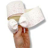 FLOATING HEARTS LEATHERETTE MEGA BOW STRIPS- 2 SIZES