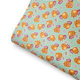 Ginger Kitticorn Premium Faux Leather Fabric