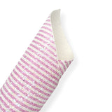 LIMITED EDITION PINK CANDY STRIPES CHUNKY GLITTER FABRIC