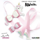 New Head & Tails Bow Holders- Milly Molly Unicorn Bow Holder