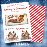 Best in the Galaxy ‘Gingerbread house Version’ Luxury Double Sided Personalised Christmas Canvas