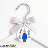 BACK TO SCHOOL BOY'S DOLLY LEATHERETTE HANGER TAGS- PRE CUT