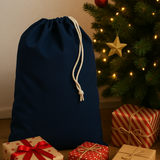 NAVY COTTON CANVAS SACK (2 SIZES)