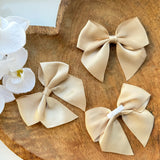 ITALIAN SATIN BOWS WITH ADHESIVE TAB - PACK OF 6