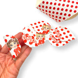 Spotty Dotty Dollies 3.5” | Pre Cut DIY Hair Bow Loops