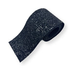 Black glitter mega bow strip