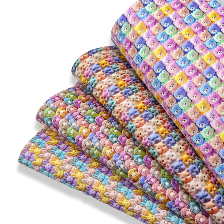 FLUFFY TEDS PREMIUM FAUX LEATHER FABRIC