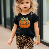 CUSTOM DTF TRANSFER | ORANGE EMBROIDERY PUMPKINS