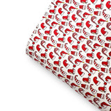 North Pole Elf Hats Premium Faux Leather Fabric Sheets