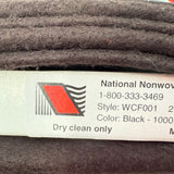 Black- Merino Wool Blend Felt- 1m x 90cm