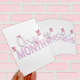 BABY MILESTONE CARDS- PINK