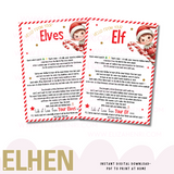 Exclusive Print your Own RETURNING Elf Arrival Digital Download