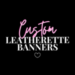 CUSTOM LEATHERETTE BANNERS- 2 sizes - Eliza Henri