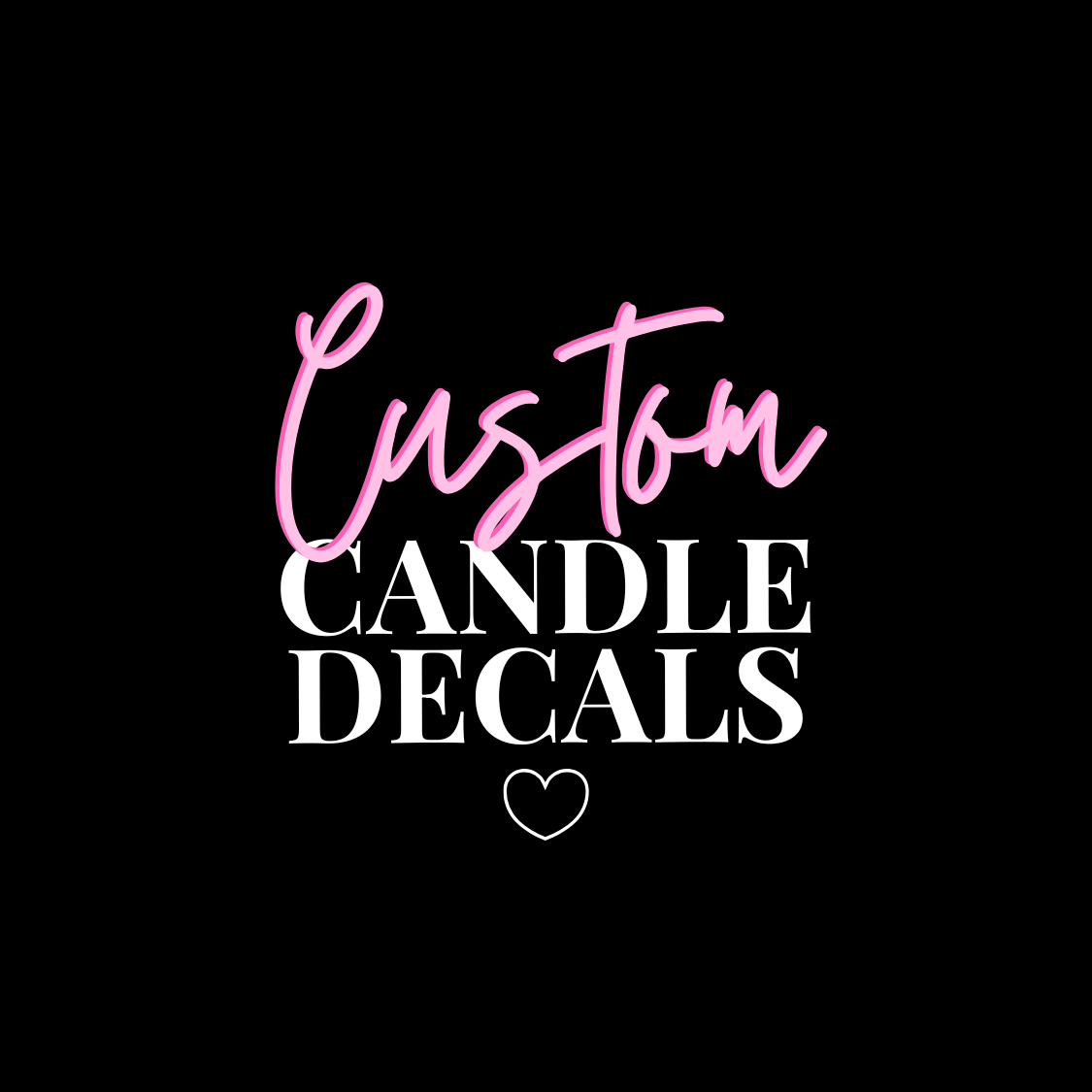 CUSTOM PRINTED- SOLVENT CANDLE STICKERS - Eliza Henri