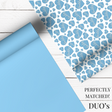 BLUE DADDY HEARTS | PERFECT MATCH PREMIUM LEATHERETTE DUO