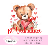 Loved Up Teddy Digital Download