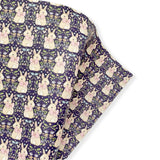 BOW BUNNY NAVY PREMIUM FAUX LEATHER FABRICS