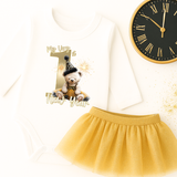 DTF TRANSFER | MY VERY 1ST NEW YEAR TUTU GOLD TEDDY