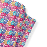 COLOURFUL TEDDY BEARS PREMIUM FAUX LEATHER FABRICS