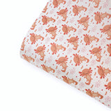 Coral Bay Axolotls Premium Faux Leather Fabric