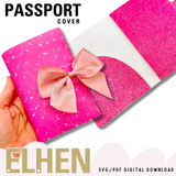 Let's Travel Passport Holder ‘No Sew’ SVG-PDF Digital Download