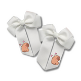 DTF MINI BOW TRANSFERS- CAPYBARA'S