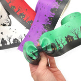 Spooky Town Faux Leather Mega Bow Strips- 4 colours