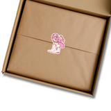 COW GIRL BOOTS CUSTOM CUT | SOLVENT STICKER- GLOSSY OR MATTE