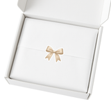 CREAM COQUETTE BOW CUSTOM CUT SOLVENT STICKER- GLOSSY OR MATTE