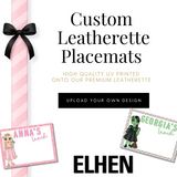 CUSTOM PREMIUM FAUX LEATHER PLACEMATS