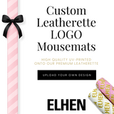 CUSTOM BRANDED LEATHERETTE MOUSE MATS