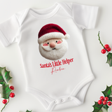CUSTOM DTF TRANSFER | KNITTED TRADITIONAL RED SANTA