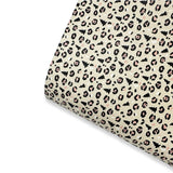 Leopard Xmas Trees Premium Faux Leather Fabric