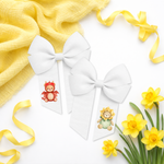 DTF MINI BOW TRANSFERS- ST DAVID'S DAY TRANSFERS- PACK OF 3 - Eliza Henri