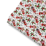 HOLLY FAIRY CHUNKY GLITTER FABRIC