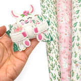 Lulu the Llama Bow Hug Wrap Arounds & Pop up Feltie Set