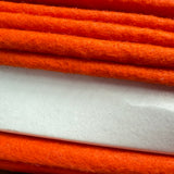 Orange- Merino Wool Blend Felt- 1m x 90cm
