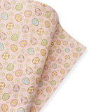 PASTEL EGGS & DAISIES PREMIUM FAUX LEATHER FABRICS