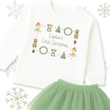 DTF TRANSFER | SAGE FIRST CHRISTMAS NUTCRACKER FRAME