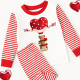 DTF TRANSFER | VALENTINES HOT AIR BALLOON RED BEAR