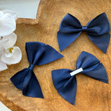 ITALIAN SATIN BOWS WITH ADHESIVE TAB - PACK OF 6
