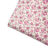 PRETTY PINK ROSES | PREMIUM FAUX LEATHER FABRICS