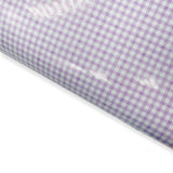 LILAC WATERCOLOUR GINGHAM PATTERNED PERMANENT VINYL