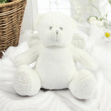 LARGE MUMBLES WHITE ZIPPIE ANGEL BEAR